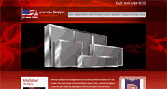 Desktop Screenshot of americancatalytic.com